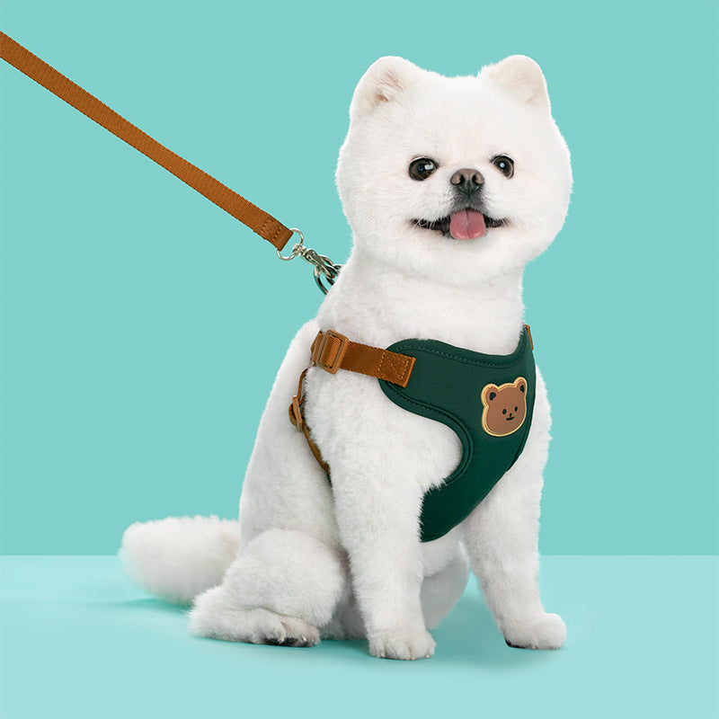 Bear-Pattern Pet Harness