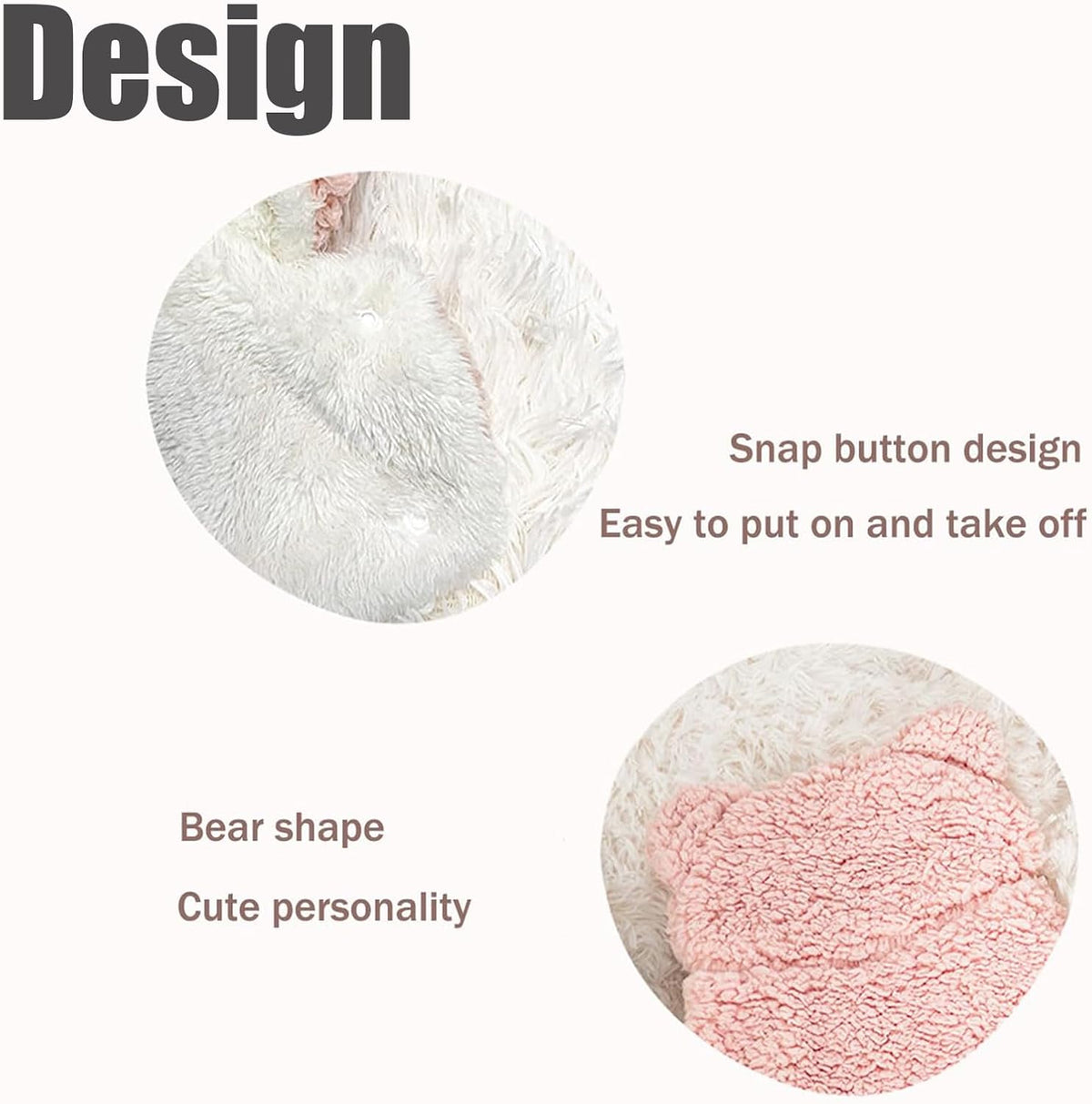 Hooded Teddy Bear Fleece Pet Cape