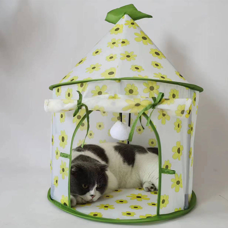 Foldable Fabric Cat Play Tunnel