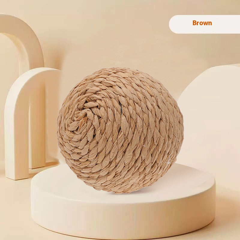 Paper Rope Cat Toy Ball