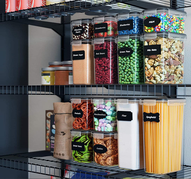 24-Piece Plastic Food Storage Container Set