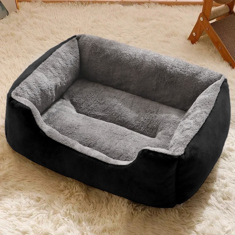 Short Plush Pet Cushion