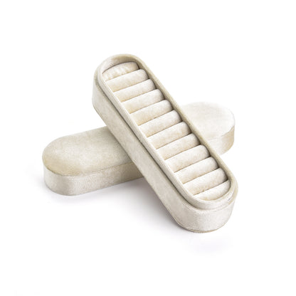 Velvet-Lined Ring and Earring Storage Box