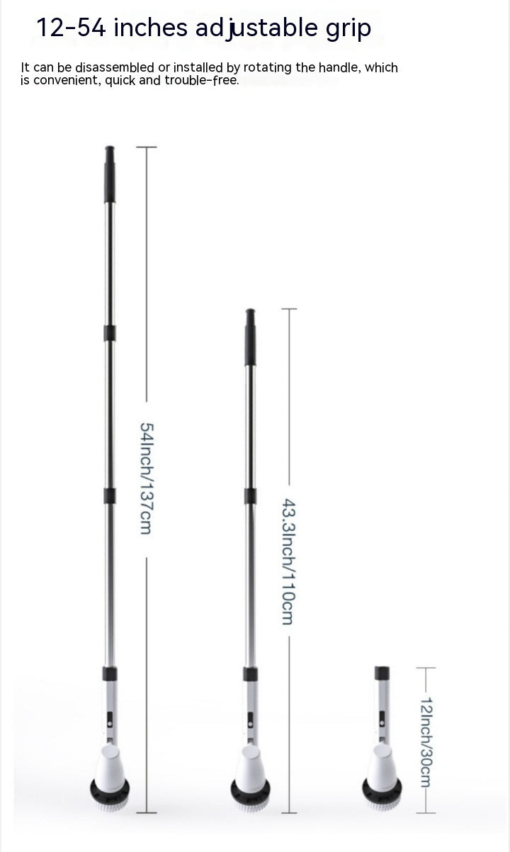 Electric Cleaning Brush with Extendable Handle