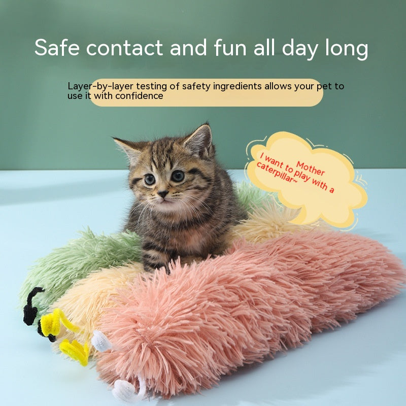 Crinkle Caterpillar Cat Toy