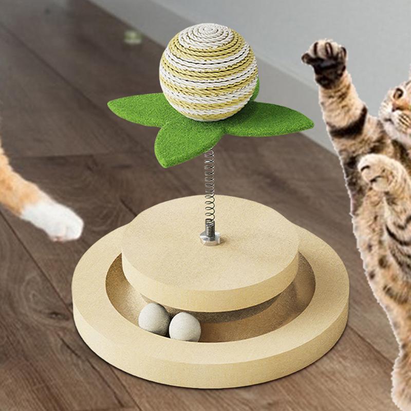 Cat Scratching Pad with Ball Track