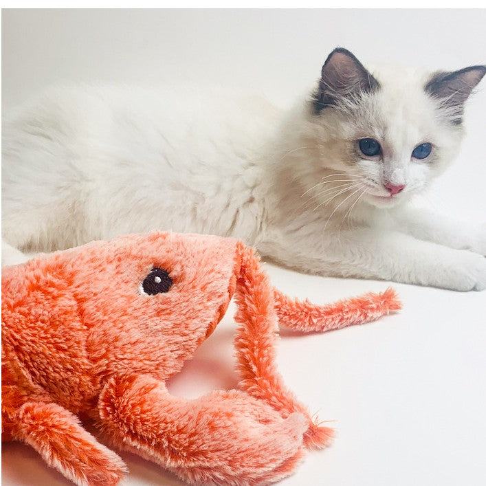 USB-Charging Moving Lobster Cat Toy