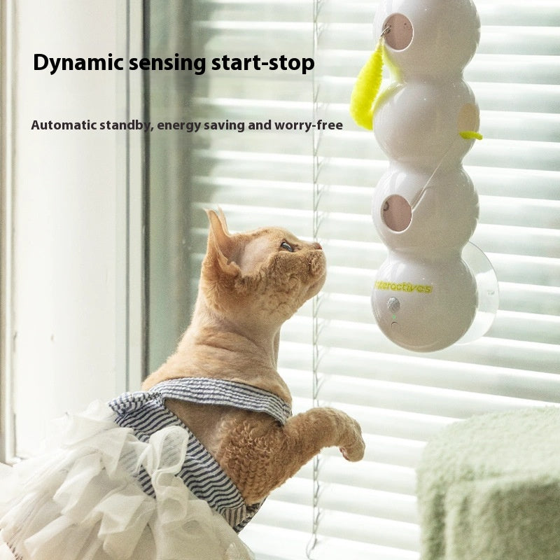 Rechargeable Cat Toy with Moving Tail