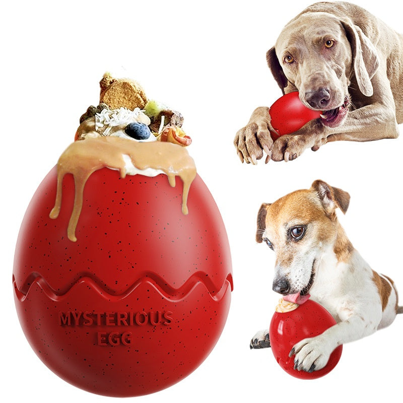 Dinosaur Egg Treat-Dispensing Dog Toy