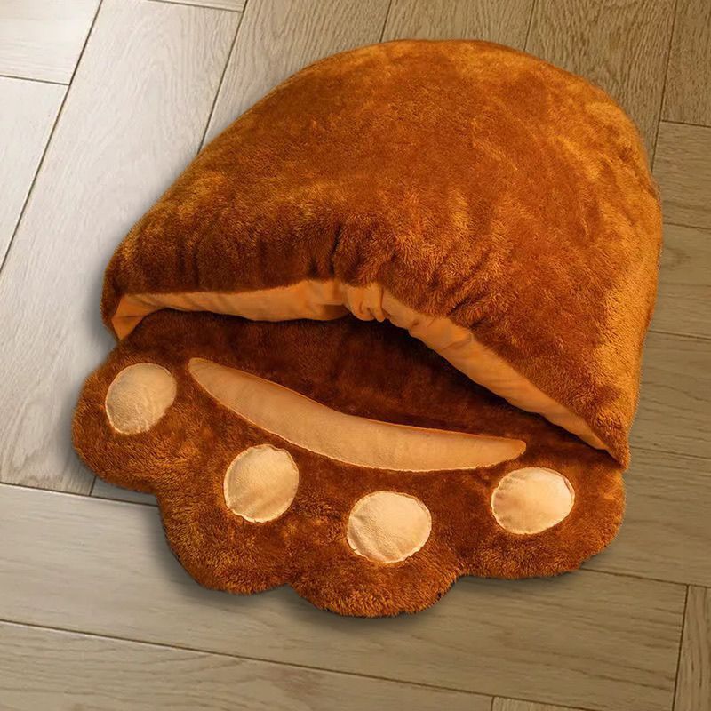 Bear Paw Enclosed Pet Bed