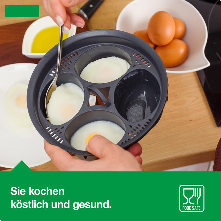 Four-Cup Egg Steamer Tray