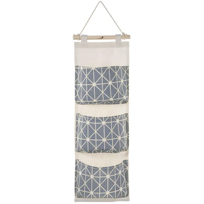 Three-Pocket Hanging Storage Organizer