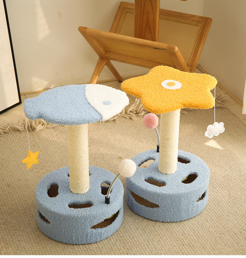 Small Cat Scratching Post and Platform
