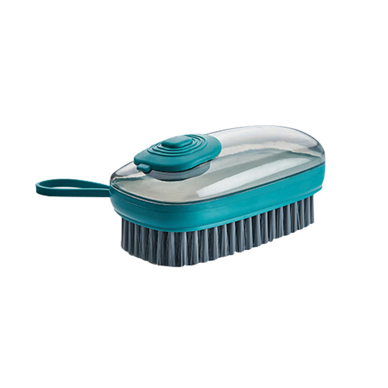 Liquid-Dispensing Shoe Cleaning Brush