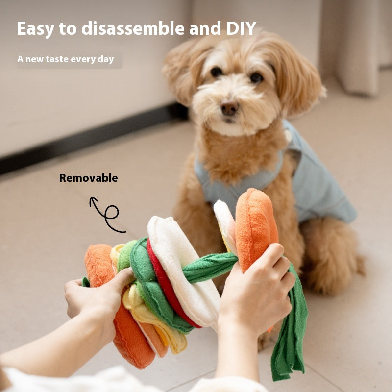 Fabric Treat-Hiding Pet Toy
