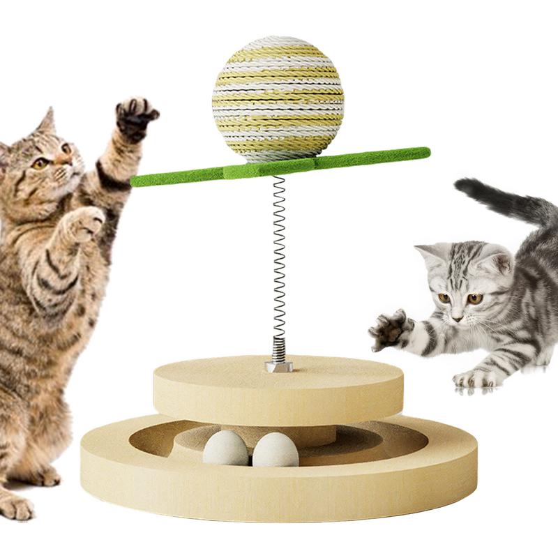 Cat Scratching Pad with Ball Track