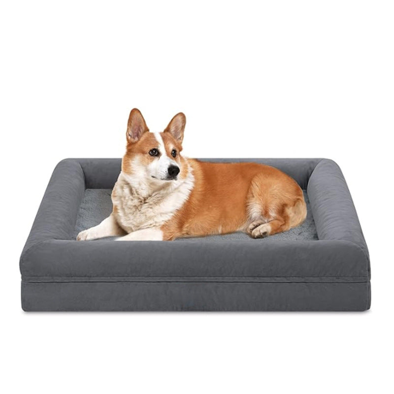 Large Cushioned Pet Bed