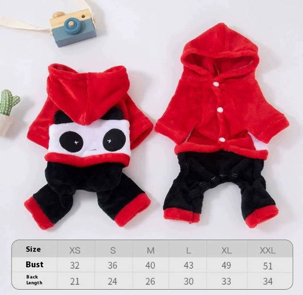 Coral Fleece Pig Pet Costume