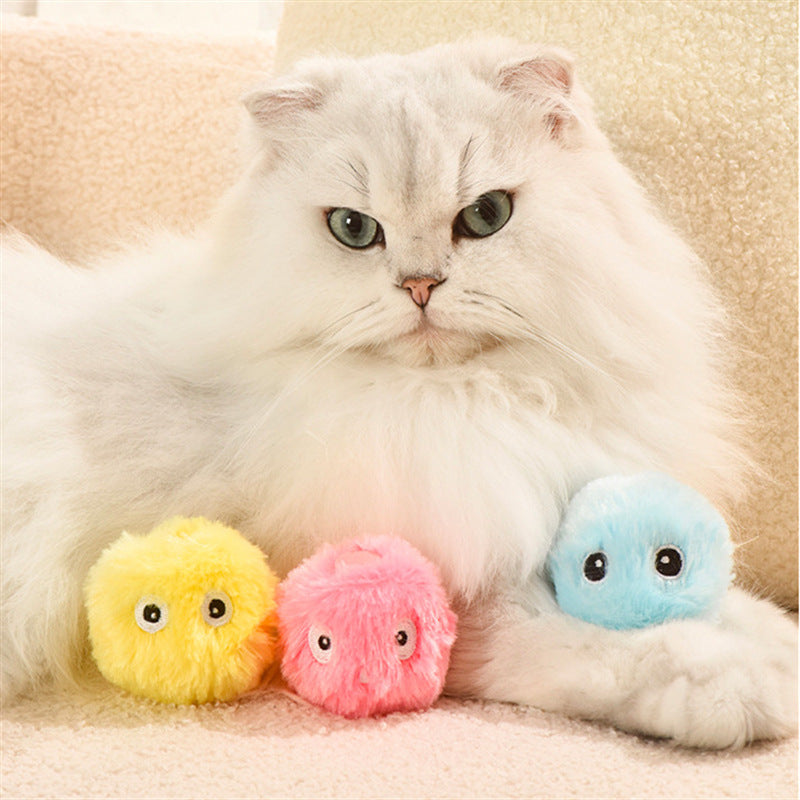 Light-Up Plush Pet Toy Ball