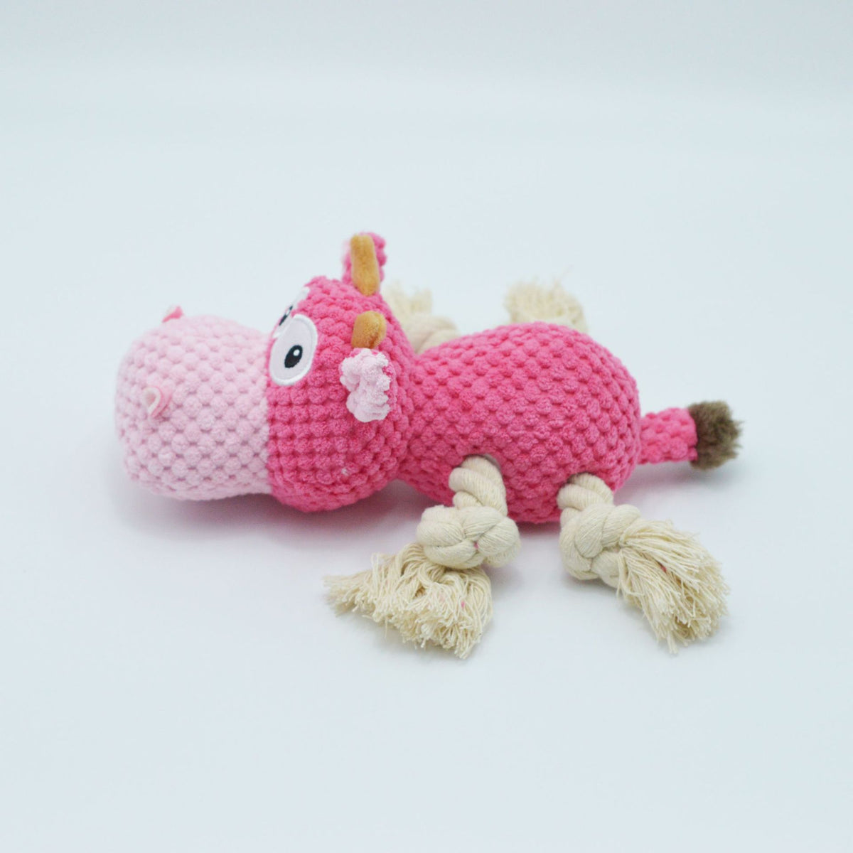 Cow Plush Squeaky Dog Toy