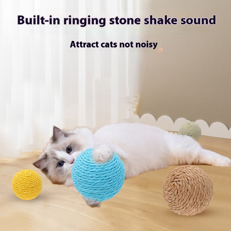 Paper Rope Cat Toy Ball