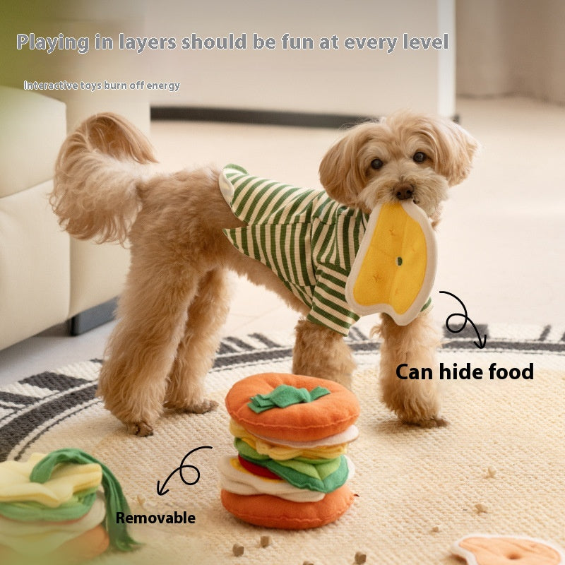 Fabric Treat-Hiding Pet Toy