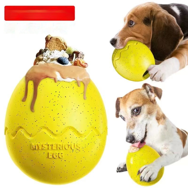 Dinosaur Egg Treat-Dispensing Dog Toy