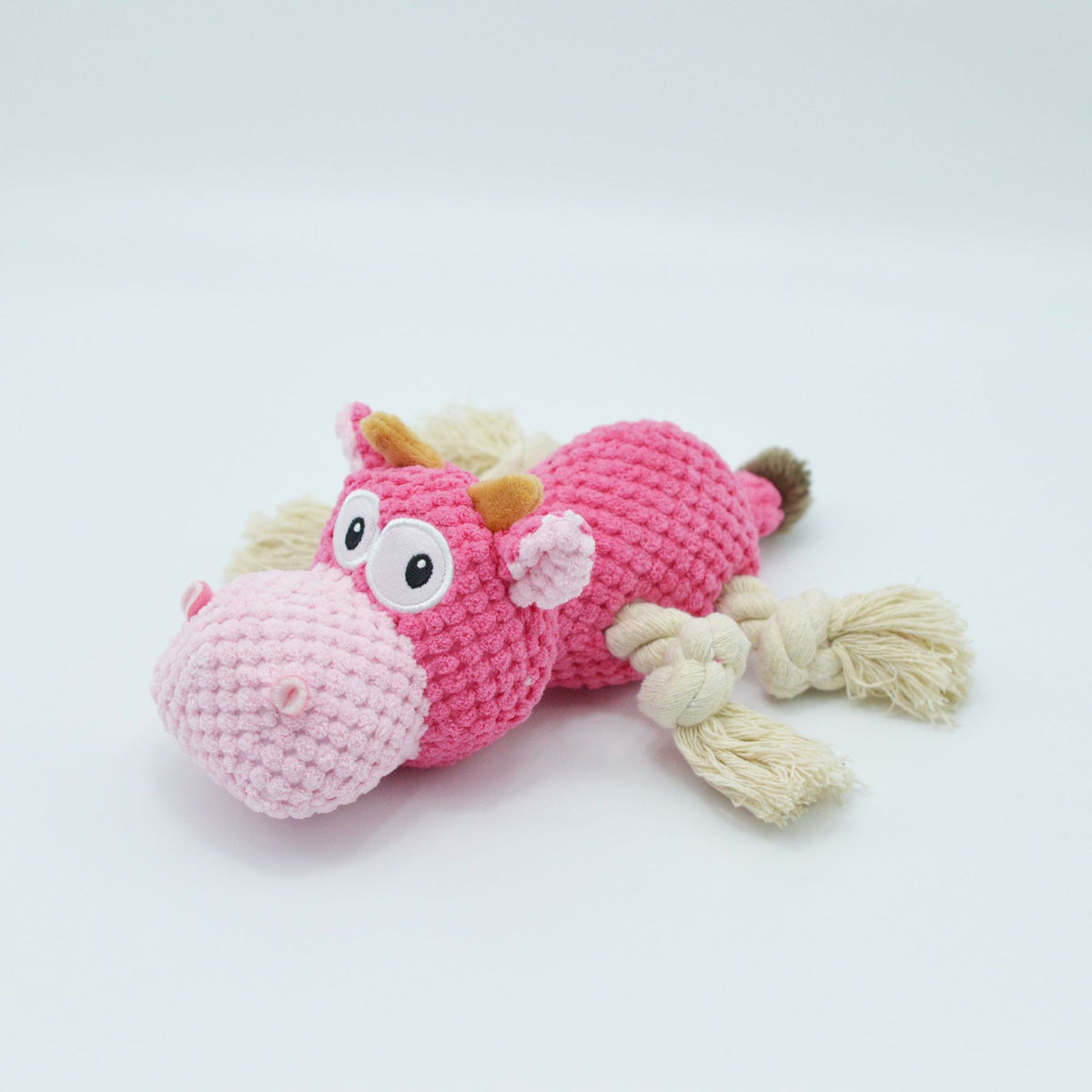 Cow Plush Squeaky Dog Toy