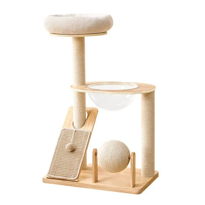 Cat Climbing Tower with Scratching Platforms
