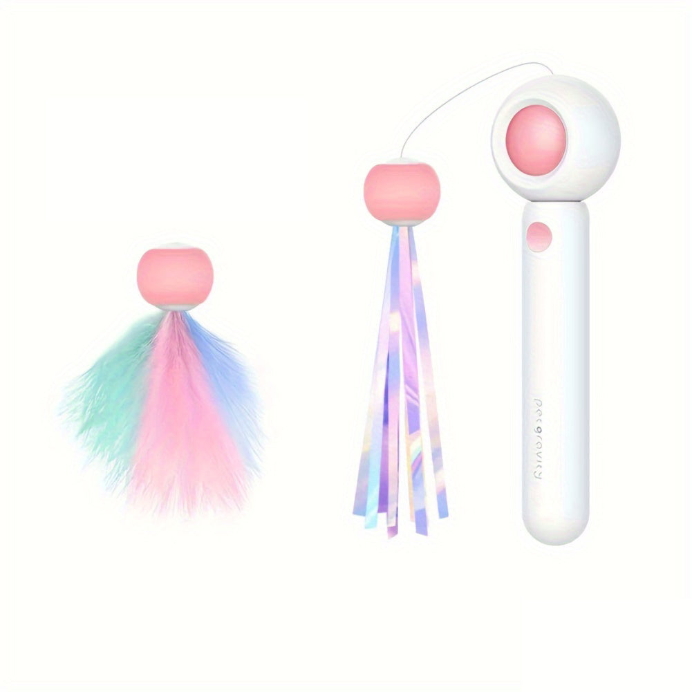 Retractable Cat Teaser Wand