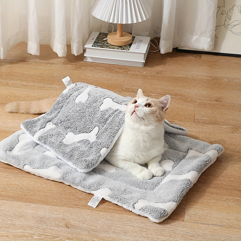 Coral Velvet Pet Crate Mat