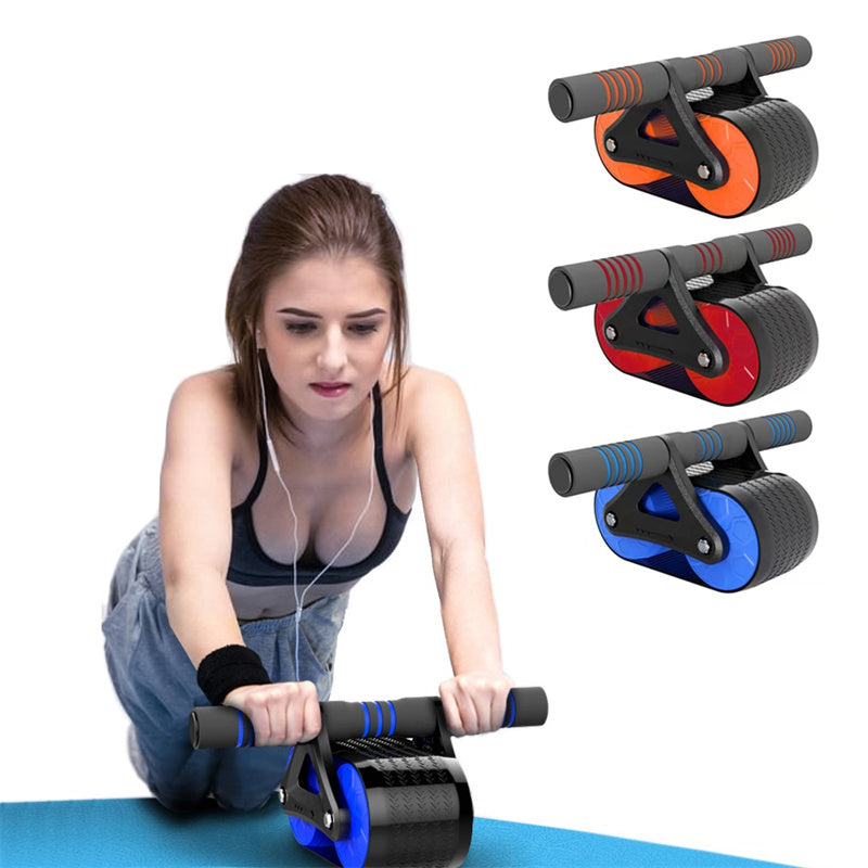 Double-Wheel Ab Exercise Roller