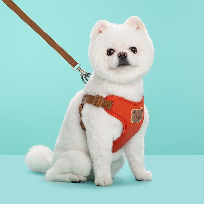 Bear-Pattern Pet Harness