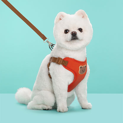 Bear-Pattern Pet Harness