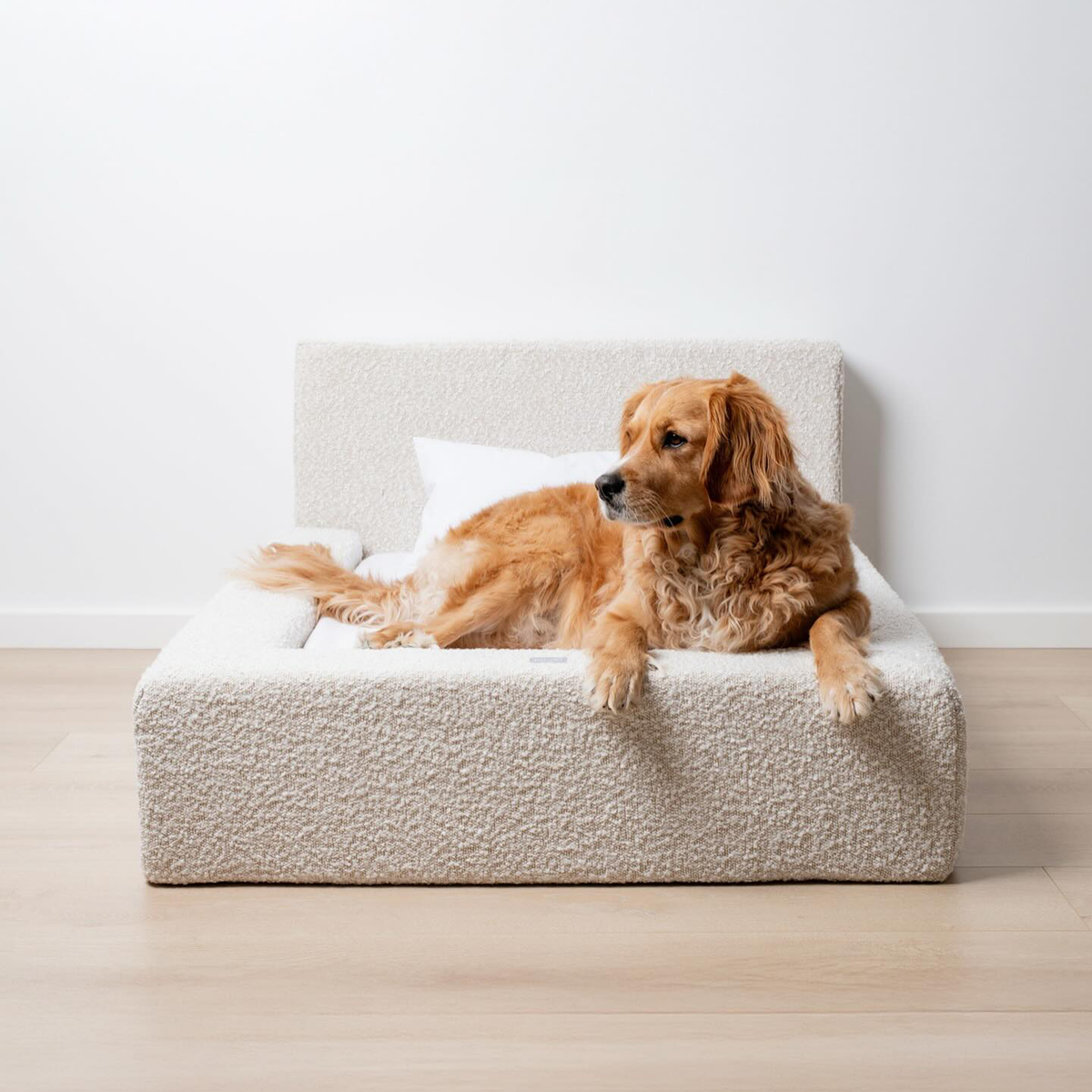 Rectangular Pet Sofa Bed with Backrest