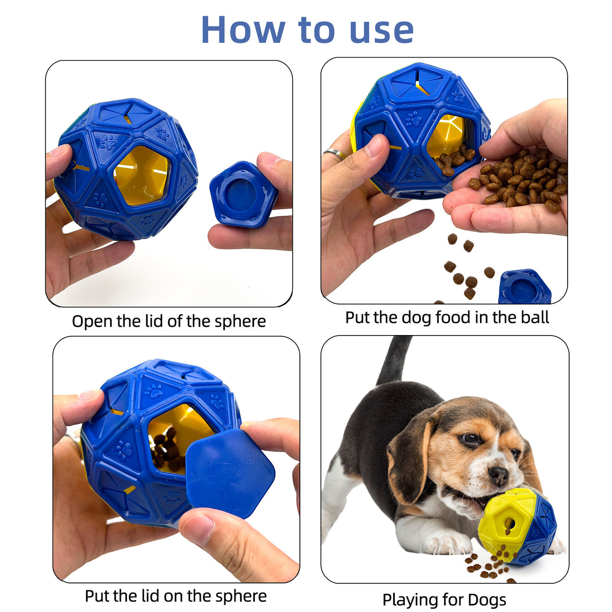 Treat-Dispensing Puzzle Ball for Dogs
