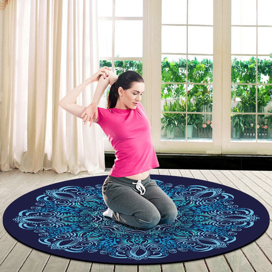 Round Natural Rubber Exercise Mat