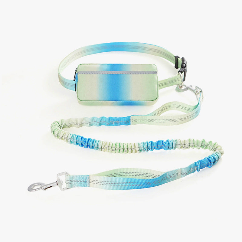 Hands-Free Bungee Dog Leash and Waist Belt
