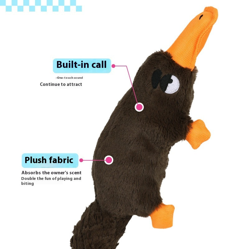 Platypus Plush Squeaky Dog Toy