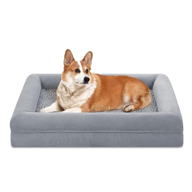 Large Cushioned Pet Bed