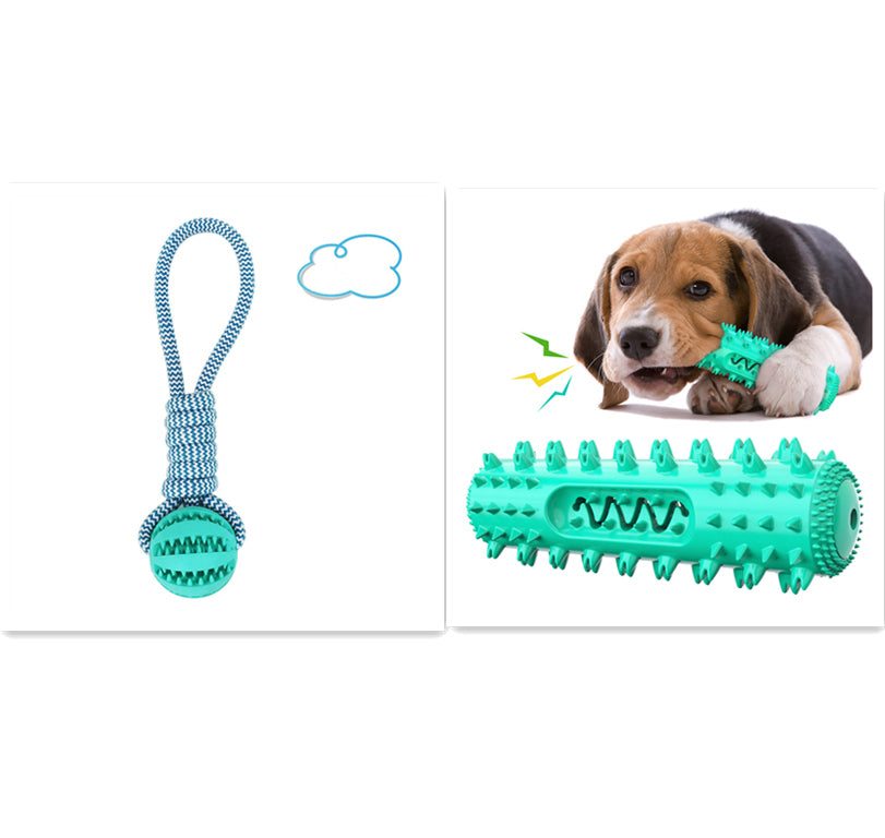 Rope and Treat Ball Dog Toy
