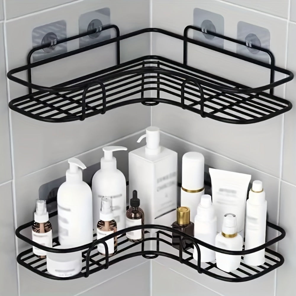 Wall-Mounted Corner Storage Shelf