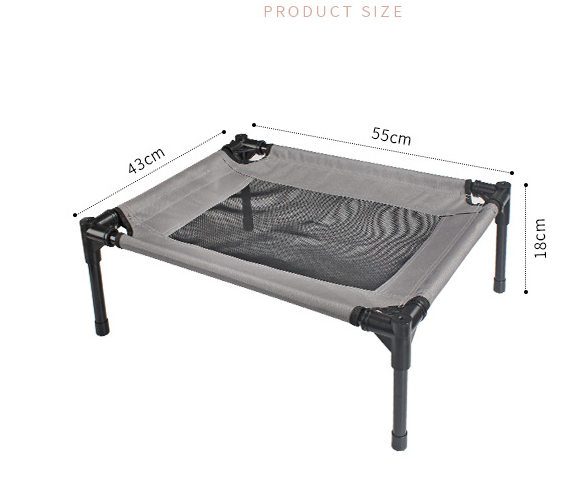 Elevated Oxford Fabric Pet Bed