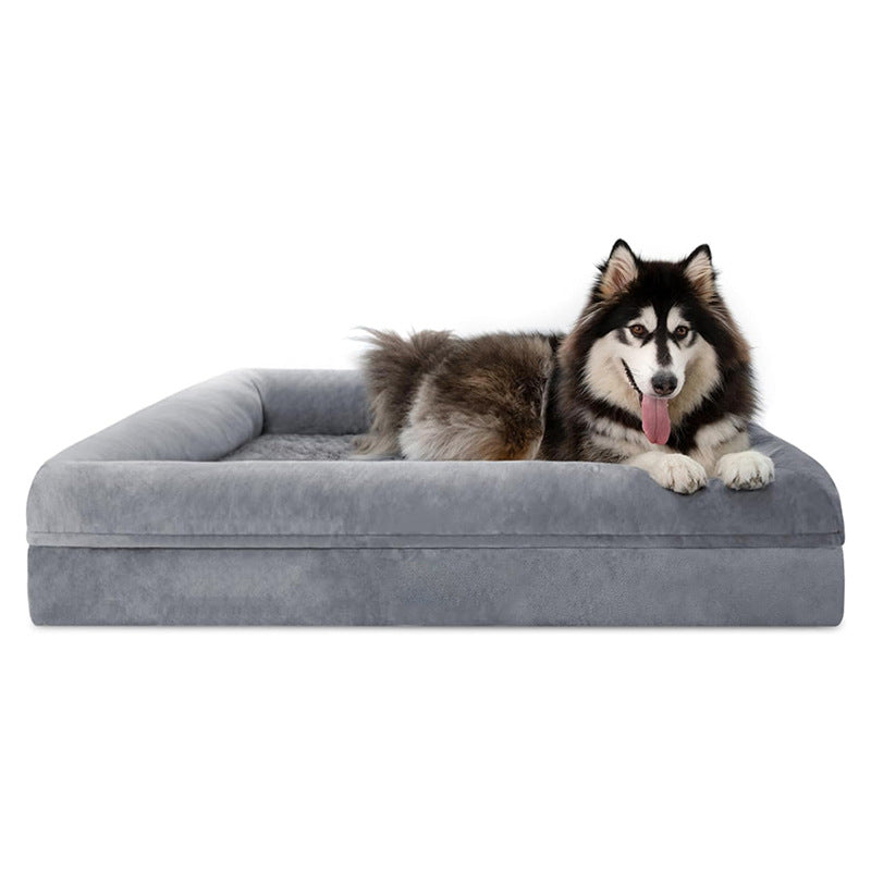 Large Cushioned Pet Bed