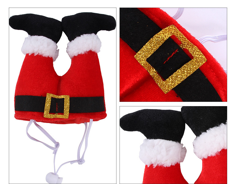 Fleece Christmas Pet Hat