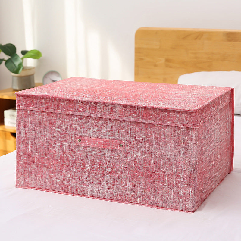 Foldable Fabric Storage Box with Lid