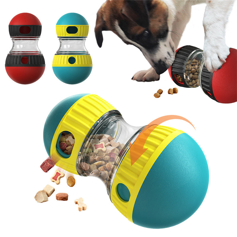 Rolling Treat-Dispensing Pet Toy