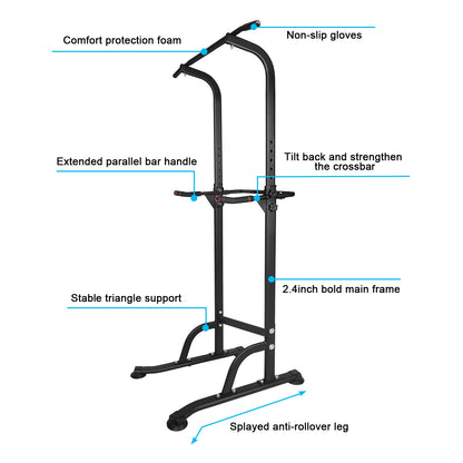 Pull-Up and Parallel Bar Exercise Station