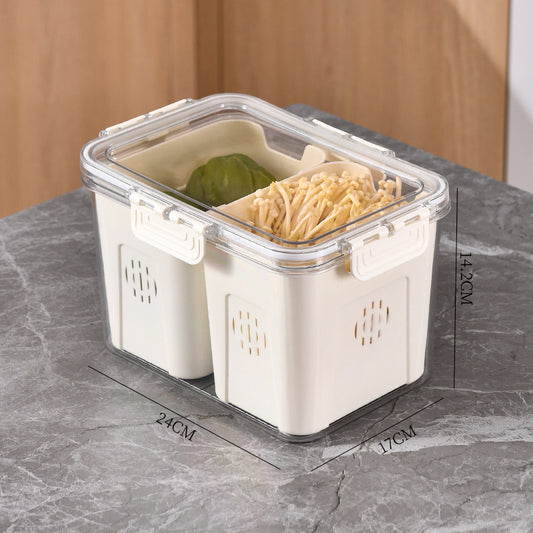 Divided Snack Serving Tray with Lid