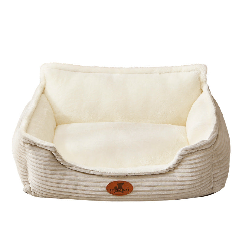 Pet Bed with Removable Cushion